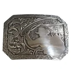 Mf Western Products Silver Roper Buckle
