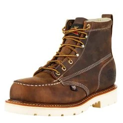 Weinbrennerusa Men`s Thorogood Crazy Horse 6` Steel Toe Lace Up Work Boot