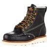 Weinbrennerusa Men`s Thorogood Black 6` Soft Toe Lace Up Work Boot