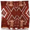 Wyoming Traders Men's Aztec Brown And White Wild Rag Scarf