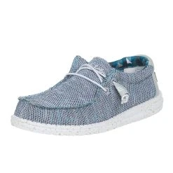 Heydude Men`s Hey Dude Wally Sox Ice Grey Casual Shoe