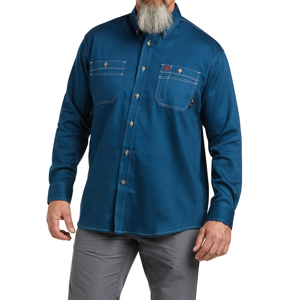 Ariat Men's Flame Resistant Vented Work Shirt 1 Ariat Men's Flame Resistant Vented Work Shirt