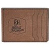 Red Dirt Hat Roughout Bifold Card Case With Money Clip