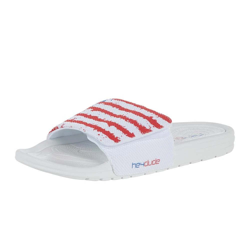 Heydude Men`s Hey Dude White Phoenix Flag Slide 1 Heydude Men`s Hey Dude White Phoenix Flag Slide