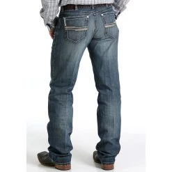 Cinch Men's White Label Dark Stonewash Straight Leg Jean