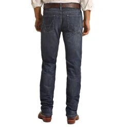 Rock N Roll Cowboy Men's Revolver Dark Vintage Wash Jean