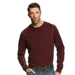 Ariat Men's FR Long Sleeve Crew Neck Tee Shirt