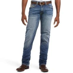 Ariat Men's M4 Low Rise Stretch Longspur Stackable Straight Leg Jean 5 Ariat Men's M4 Low Rise Stretch Longspur Stackable Straight Leg Jean -jeans shop 156657 default l