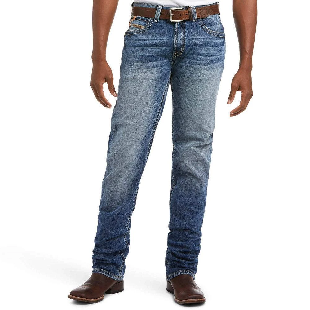 Ariat Men's M4 Low Rise Stretch Longspur Stackable Straight Leg Jean 3 Ariat Men's M4 Low Rise Stretch Longspur Stackable Straight Leg Jean - Image 3
