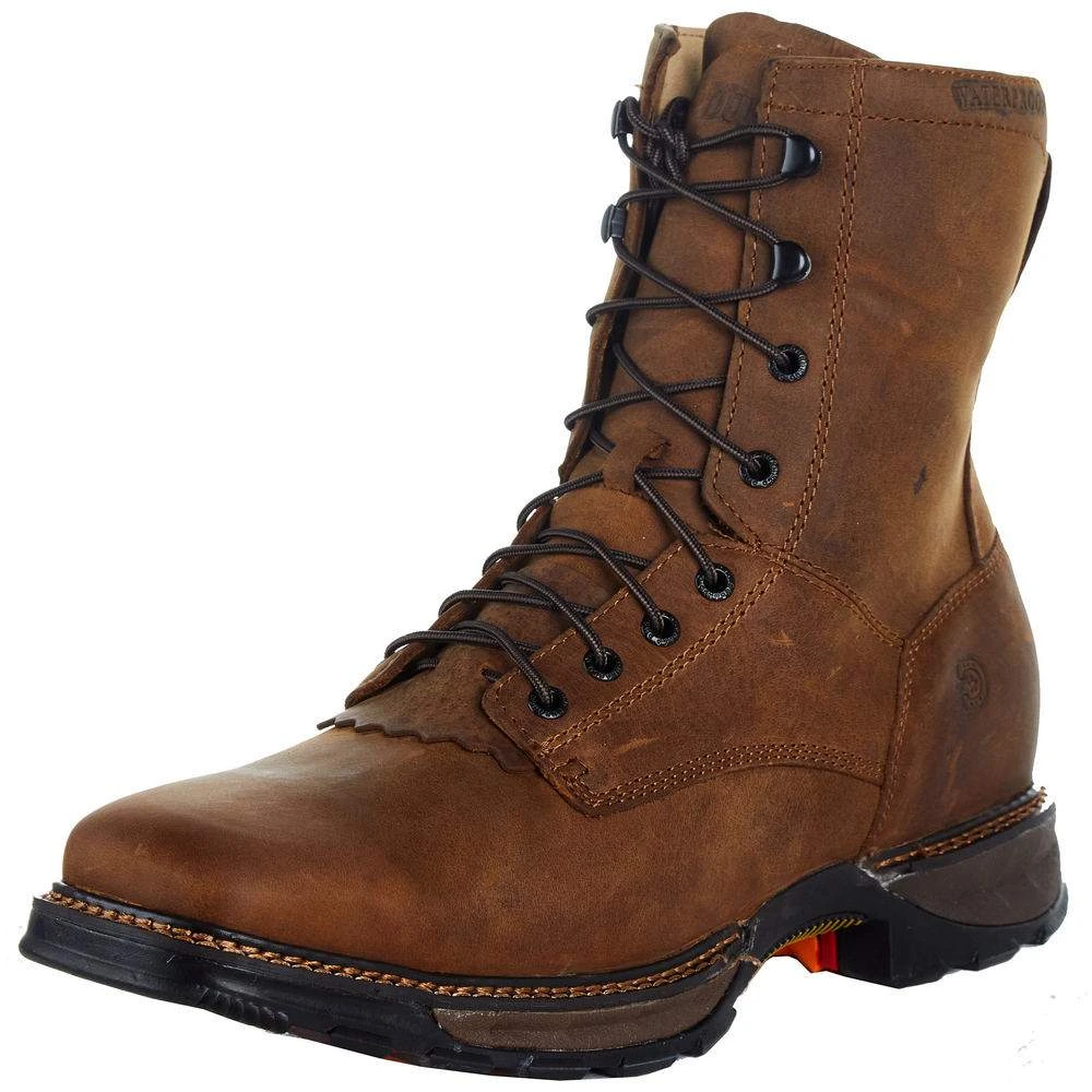 Durango Boots Men's Maverick XP Brown Square Toe Waterproof Lacer Work Boot 1 Durango Boots Men's Maverick XP Brown Square Toe Waterproof Lacer Work Boot