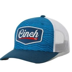 Cinch Blue Logo Patch Unisex Adjustable Back Cap