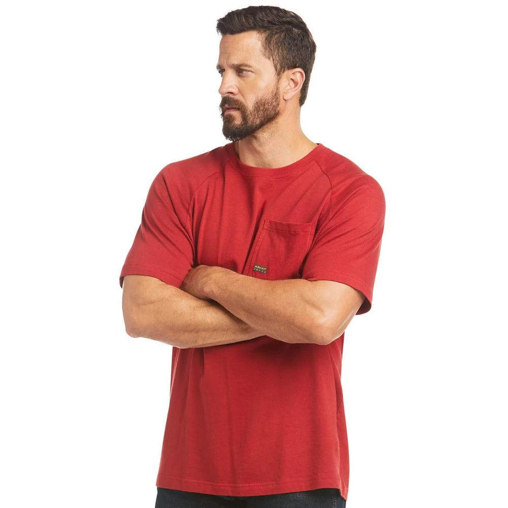 Ariat Men's Rebar Cotton StrongT-Shirt 1 Ariat Men's Rebar Cotton StrongT-Shirt