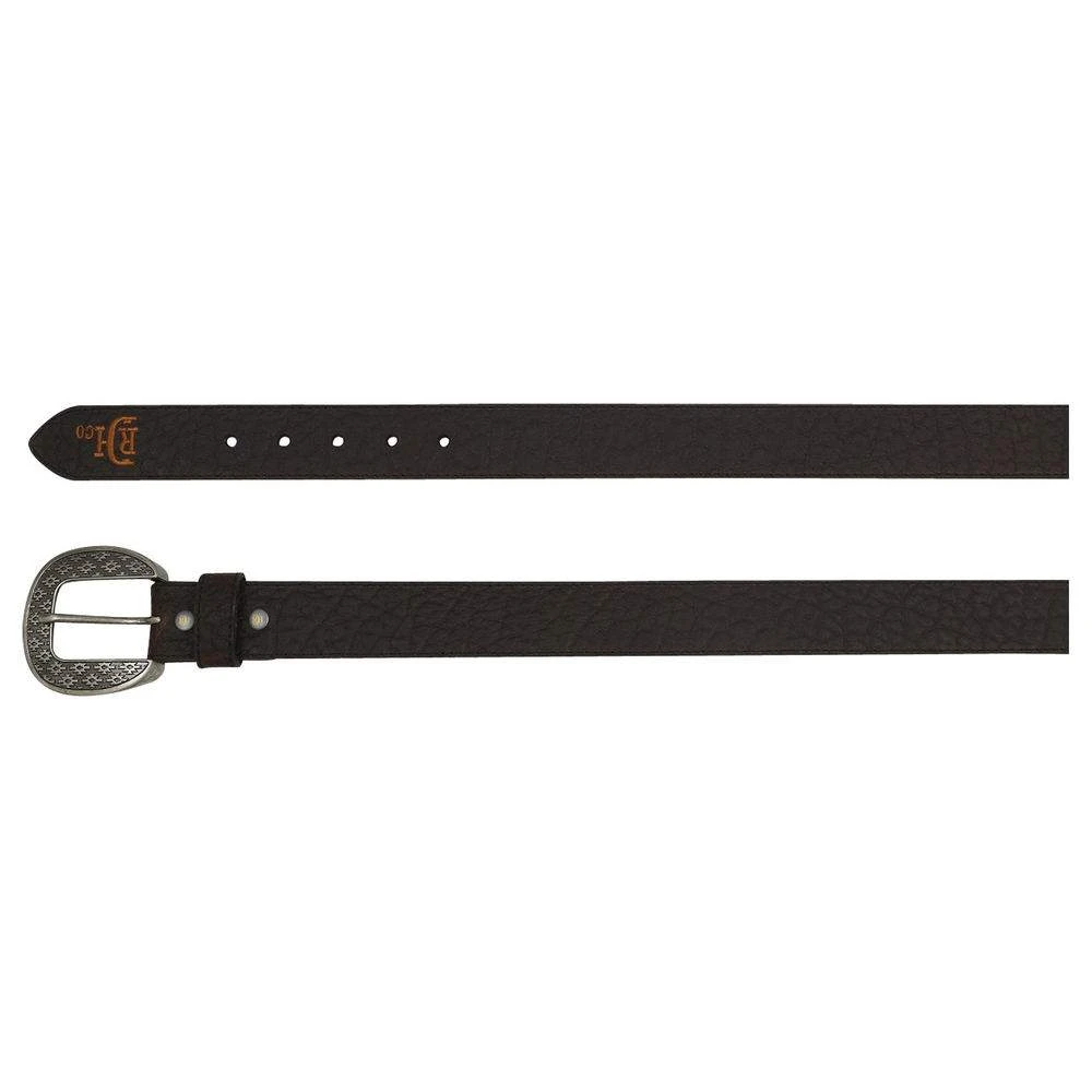 Men's Red Dirt Hat Bison Grain Leather Belt 1 Men's Red Dirt Hat Bison Grain Leather Belt