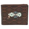 Red Dirt Hat Southwest Buffalo Inlay Bifold Wallet