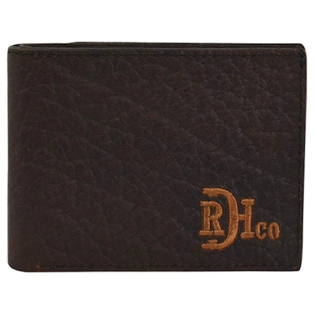 Red Dirt Hat Bison Grain Leather Bifold Wallet 1 Red Dirt Hat Bison Grain Leather Bifold Wallet