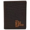 Red Dirt Hat Bison Grain Leather Bifold Wallet