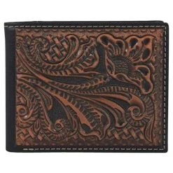 Tony Lama Tooled Bifold Wallet
