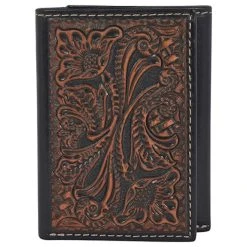 Tony Lama Tooled Trifold Wallet
