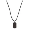 Men's Justin Tooled Leather Dog Tag Necklace