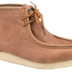 Roper Men`s Tan Tumbled Leather Chukka Lace Up Casual Shoe