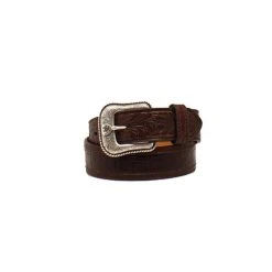 Mf Western Products Men's Ariat Faux Crocodile Leather Belt