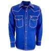 Western Welder Men's Yoke Triple Stitched Cotton Twill Welding Shirt