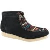 Roper Footwear Men`s Footwear Black Aztec Suede GumSole Chukka