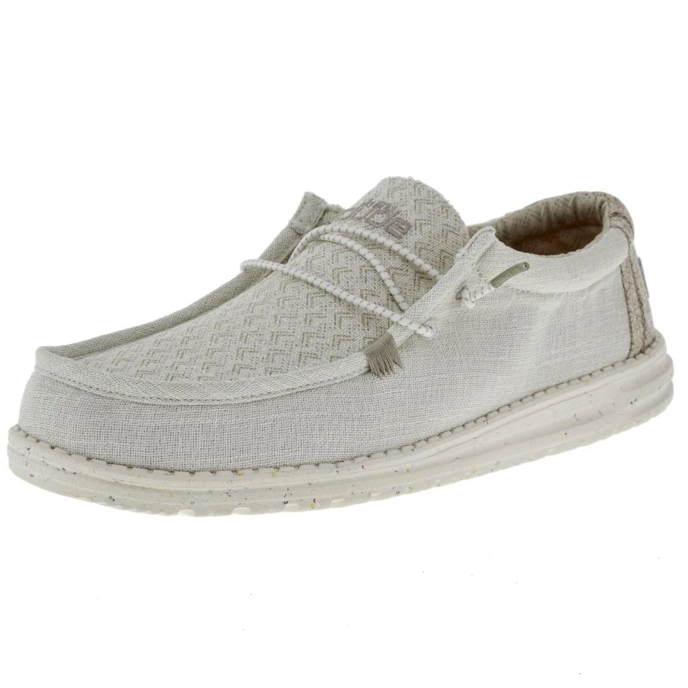 Heydude Men`s Hey Dude Wally Eco- Linen Cottonwood 1 Heydude Men`s Hey Dude Wally Eco- Linen Cottonwood