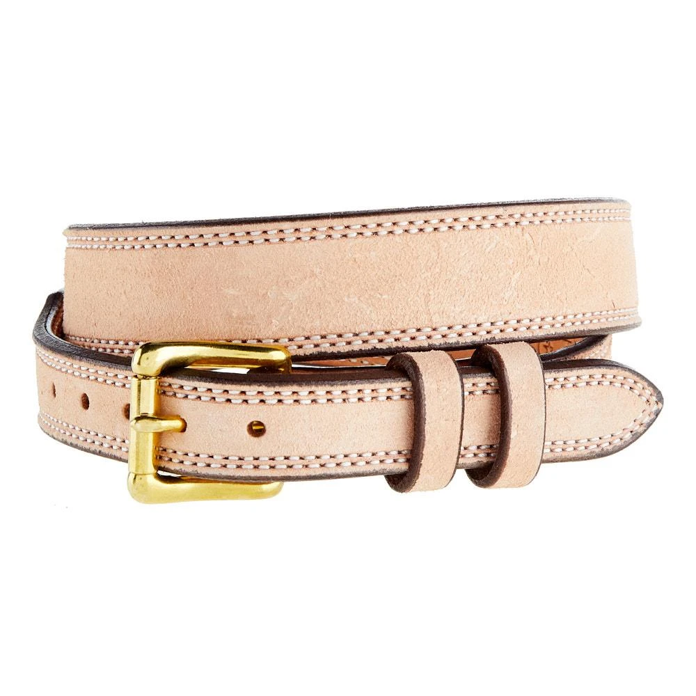 Texas Saddlery Natural Roughout Tapered Belt 1 Texas Saddlery Natural Roughout Tapered Belt