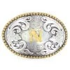 Mf Western Products M&F N Initial Belt Buckle