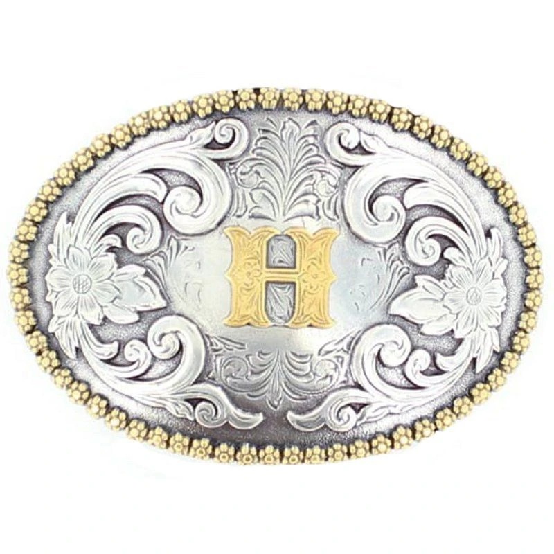 Mf Western Products M&F H Initial Belt Buckle 1 Mf Western Products M&F H Initial Belt Buckle