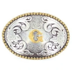 Mf Western Products M&F G Initial Belt Buckle