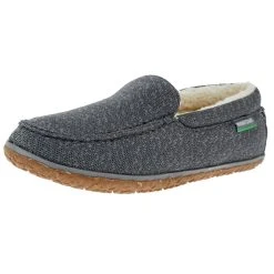 Minnetonka Men's E Elm Grey Slip On Casual Shoe
