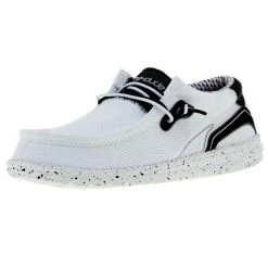 Heydude Men`s Hey Dude Wally Hawk White Black