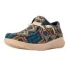 Ariat Mens Hilo Stretch Blue Aztec Casual Shoe