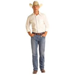 Rock N Roll Cowboy N Cowboy Mens Reflex EMB Straight Jeans