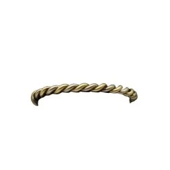 Mf Western Products M&F Western Silver Strike Men's Silver And Gold Twisted Cuff Bracelet