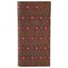 Mens Red Dirt Hat Co Rodeo Wallet Red Southwest Pattern