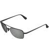 Bex Mach Matte Black And Gray Sunglasses
