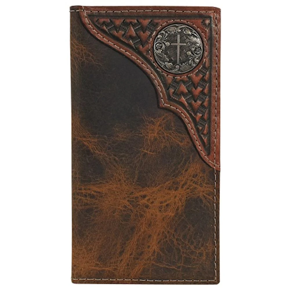 Mens Justin Junior Rodeo Wallet Toole Yoke W/concho 1 Mens Justin Junior Rodeo Wallet Toole Yoke W/concho