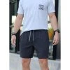 Burlebo Mens Matte Black Everyday Shorts