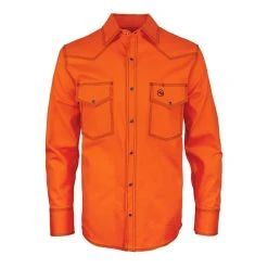 Western Welder Men's Yoke Triple Stitched Cotton Twill Welding Shirt