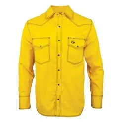Western Welder Men's Yoke Triple Stitched Cotton Twill Welding Shirt