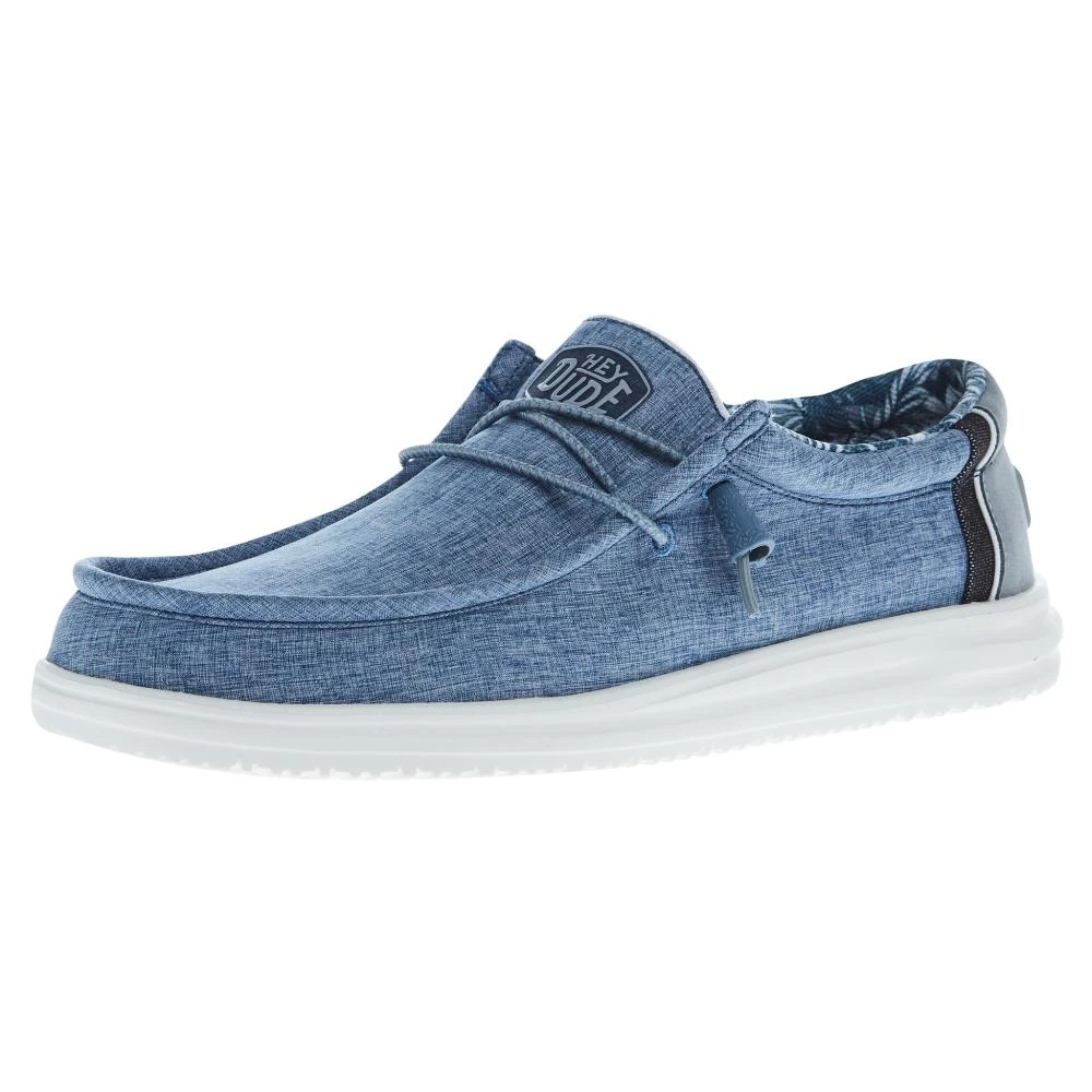 Heydude Men's Hey Dude Wally H2O Blue Overcast Casual Shoe 1 Heydude Men's Hey Dude Wally H2O Blue Overcast Casual Shoe
