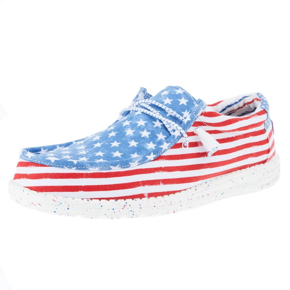 Heydude Men's Hey Dude Wally Patriotic Stars And Stripes Casual 1 Heydude Men's Hey Dude Wally Patriotic Stars And Stripes Casual
