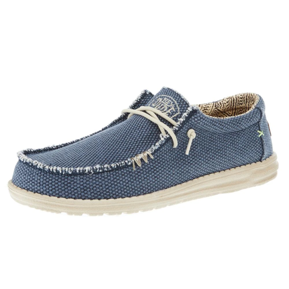 Heydude Men's Hey Dude Wally Braided Blue Night Casual Shoe 1 Heydude Men's Hey Dude Wally Braided Blue Night Casual Shoe