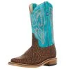 Horsepower Men's Cognac Eleprint 12 In Top Soft Toe Work Boot
