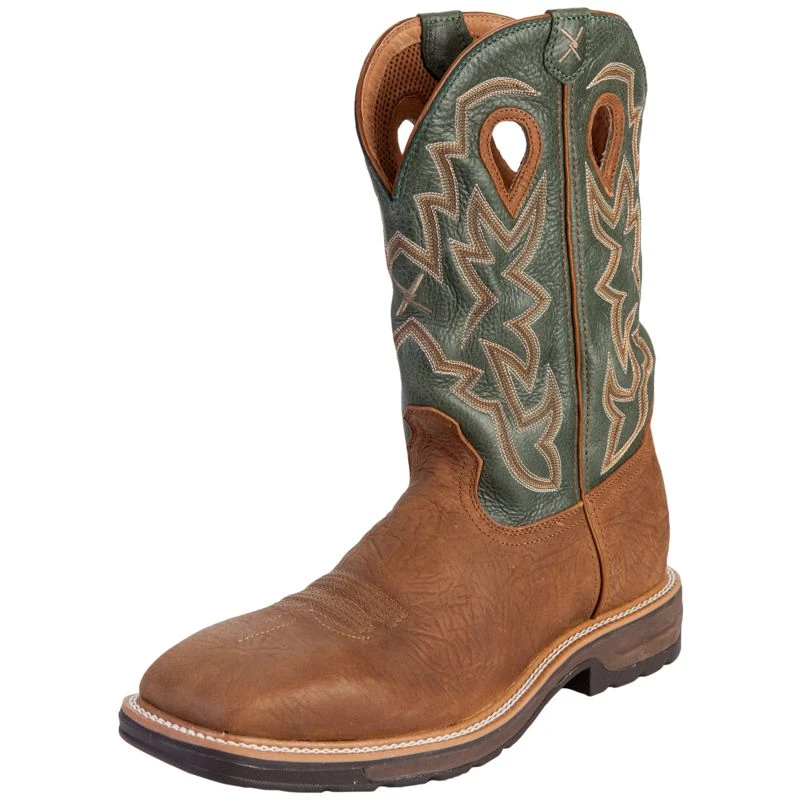 Twisted X Men's Distressed Shoulder Steel Toe Waterproof Lite Weight Cowboy Work Boots 1 Twisted X Men's Distressed Shoulder Steel Toe Waterproof Lite Weight Cowboy Work Boots