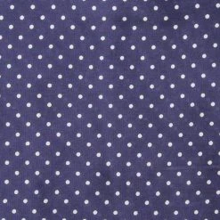 Wyoming Traders Polka Dot Silk Wild Rag Scarf - Navy