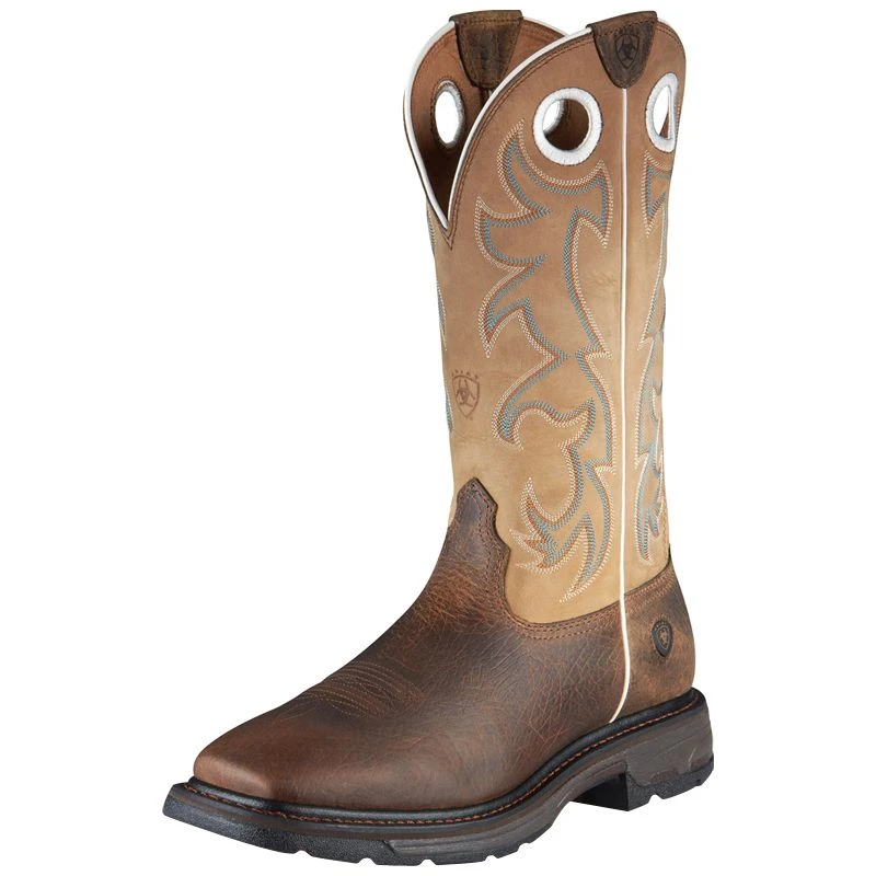 Men's Ariat Work-Hog 13in. Tall Steel Toe Work Boots 1 Men's Ariat Work-Hog 13in. Tall Steel Toe Work Boots